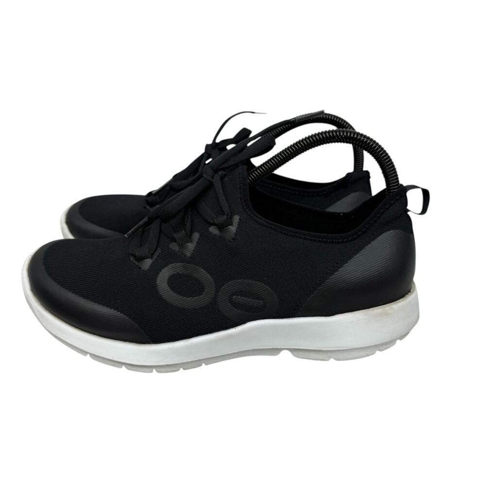 OOFOS OOmg Women’s  Sz 10 Sport Low Shoe White/Black Comfortable Lightweight - Picture 2 of 13